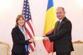 Ambasadoarea SUA nou-<span style='background:#EDF514'>ACREDITATA</span> la Bucuresti, Kathleen Ann Kavalec, primita de ministrul de Externe