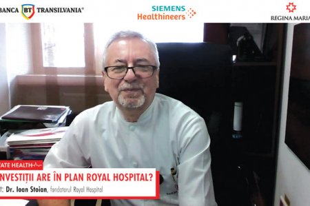 ZF Private Health. Ioan Stoian, fondatorul Royal H<span style='background:#EDF514'>OSPI</span>tal: Vrem sa imbunatatim dotarea spitalului cu un aparat RMN si un robot Da Vinci pentru a creste complexitatea interventiilor chirurgicale