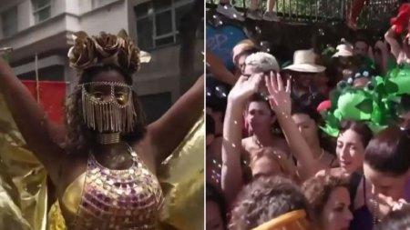 Carnavalul de la Rio | <span style='background:#EDF514'>PETRECERILE</span> au inceput. Multimea a umplut strazile, dupa doi ani in care festivalul a fost anulat