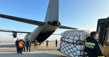 Romania a trimis peste 40 de tone de echipamente in Siria, tara afectata de un cutremur devastator