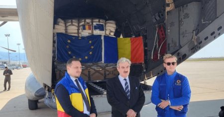 Primul transport cu ajutoare umanitare trimis din Romania pentru populatia siriana a fost primit la <span style='background:#EDF514'>BEIRUT</span>
