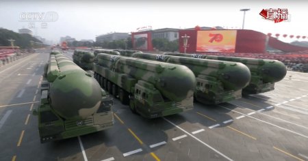 Afirmatie soc: China poseda  mai multe lansatoare pentru rachete balistice <span style='background:#EDF514'>INTERCONTINENTAL</span>e (ICBM) decat SUA