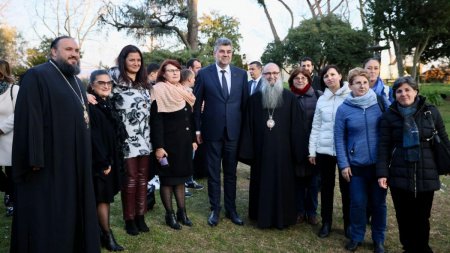 Marcel Ciolacu s-a intalnit cu Episcopul Ortodox roman al Italiei: Ii multumesc pentru toata dedicarea