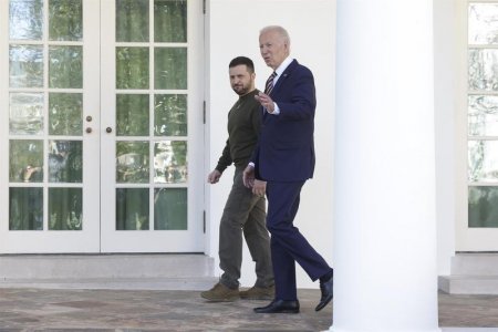 Vizita lui Joe Biden la Kiev, motiv de furie si ironii acide in Rusia!