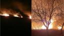 Incendiu de <span style='background:#EDF514'>VEGETATIE</span> in judetul Vaslui: Pompierii intervin la fata locului