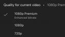 YouTube testeaza 1080 Premium, o noua setare de calitate video rezervata <span style='background:#EDF514'>ABONATI</span>lor