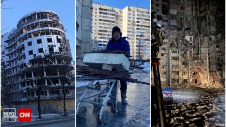 Drama oamenilor din Harkov, orasul care supravietuieste sub pl<span style='background:#EDF514'>OAIA</span> de rachete: Este infricosator, dar sper ca vom castiga