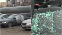 21 de masini au fost vandalizate, intr-o parcare din Cluj Napoca