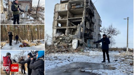Imagini sfasietoare cu primele sate distruse de rusi, la un an de razboi in Ucraina: Asa am ajuns sa traim