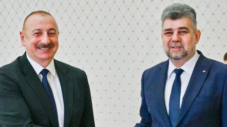 Marcel Ciolacu a discutat cu presedintele Azerbaidjanului despre achizitia unui miliard de metri <span style='background:#EDF514'>CUBI</span> de gaze