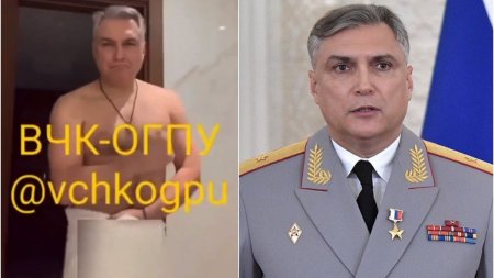 Un general din armata rusa a fost filmat cand danseaza dezbracat intr-un clip video viralizat pe Telegram