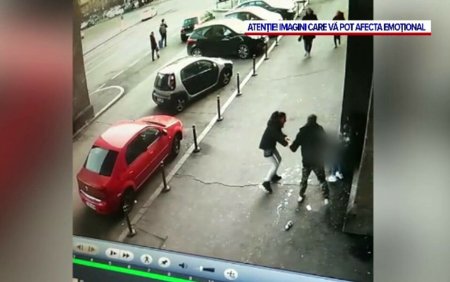 Femeia atacata pe strada cu un cutit, langa Gara de Nord, este fosta iubita a <span style='background:#EDF514'>AGRESORUL</span>ui. Barbatul a fost arestat preventiv