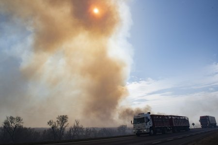 Un incendiu masiv de vegetatie a lasat 40 % din populatia Argentinei fara curent electric