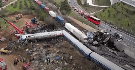 Liderul unui sindicat al <span style='background:#EDF514'>TRANSPORTATORI</span>lor din Grecia, despre accidentul de tren care a ucis 57 de oameni: Nu exista semafoare!