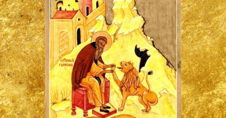 Calendar ortodox 2023, 4 martie. Sfintii zilei. Sfantul Cuvios Gherasim de la Iordan