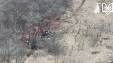 Dronele observa de sus infanteria rusa din Bahmut, iar artileria ucraineana o loveste la punct ochit