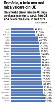 Educatie, stil de viata si wellness. Romania, la coada clasamentului UE dupa rata de ocupare a mamelor