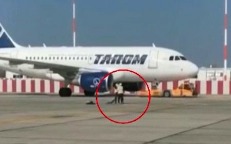 Explicatiile date de CN Aeroporturi Bucuresti in cazul femeii care a fugit cu bebelusul in brate dupa avion, pe Otopeni