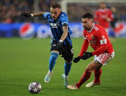 Benfica - FC <span style='background:#EDF514'>BRUGES</span>, in optimile Ligii Campionilor. Echipe probabile + cele mai tari cote