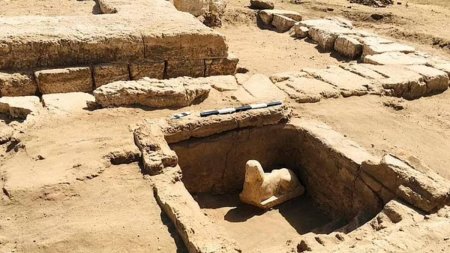 Descoperire uimitoare in Egipt | Cum arata sfinxul zambitor cu gropite in obraji