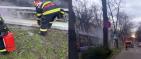 Un tramvai plin cu calatori a luat foc in mers, la Timisoara. Pasagerii s-au autoevacuat
