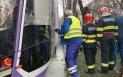 Un tramvai <span style='background:#EDF514'>BOZA</span>nkaya nou a luat foc in mers, la Timisoara. Cat ajunge sa coste un astfel de mijloc de transport | VIDEO