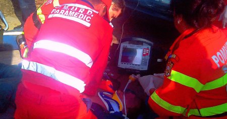 Sapte raniti intr-un accident produs pe DN 1, in Cluj. Circulatia a fost oprita
