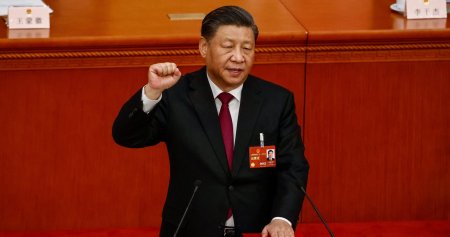 Xi Jinping a primit al treilea mandat de presedinte al Chinei, printr-un vot formal, in unanimitate