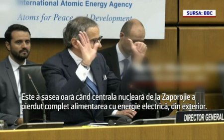 Director IAEA: Este a sasea oara cand centrala nucleara de la Zaporojie a pierdut alimentarea. De fiecare data dam cu zarul