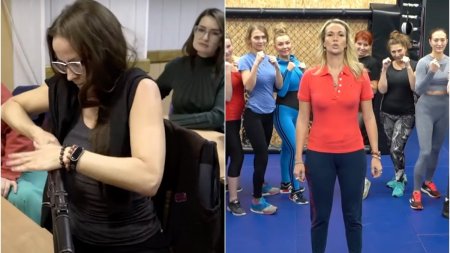 Femeile din Rusia se antreneaza pentru razboi | M-am inrolat pentru a putea oferi sprijin