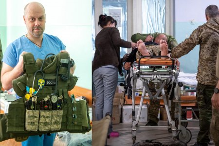 CORESPONDENȚA DIN HERSON. Viata unui chirurg <span style='background:#EDF514'>DE PE FRONT</span>ul ucrainean: Fiecare soldat avea cate 10-15 rani. E dificil sa alegi: abdomen, mana sau cap?
