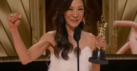 <span style='background:#EDF514'>MICHEL</span>le Yeoh, cea mai buna actrita la Oscar 2023, de la Miss Malaezia, la o luptatoare toleranta la durere