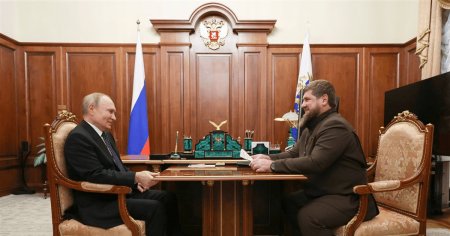 Kadirov, magulitor cu Putin in cadrul unei intalniri la Kremlin: Va multumesc, nu va vom dezamagi
