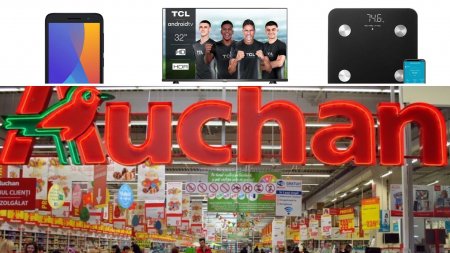 Trei dispozitive smart la reducere, in oferta Auchan. Smartphone Android la doar 259 lei