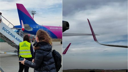 Doua avioane s-au ciocnit pe pista Aeroportului din Suceava. Unul dintre aparate era plin cu calatori