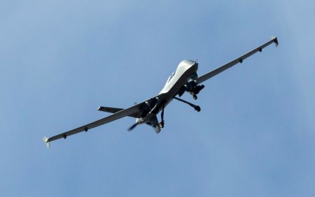 Rusia considera o provocare incidentul in care au fost implicate un avion de lupta rusesc si o drona militara americana