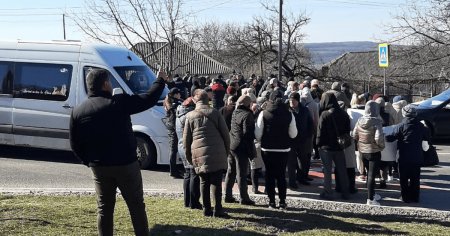 Nou protest al partidului prorus Șor: Manifestantii au blocat din nou strazi si trasee in Republica Moldova