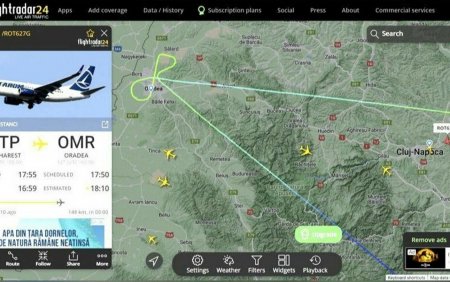 Un zbor TAROM Bucuresti - Oradea a ajuns la Cluj-Napoca dupa ce comandantul a ignorat turnul de control