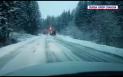 Ninge, din nou, la munte. Drumarii au intervenit pentru a curata drumurile la Ranca, pe DN 67C, dar si spre Obarsia Lotrului
