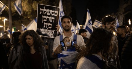 Noi proteste in Israel fata de reforma justitiei VIDEO