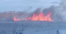 Incendiu in Rezervatia Naturala Lacul Brates din Galati. Au ars 15 hectare, insa complexul turistic a fost salvat VIDEO