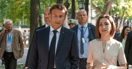 Macron isi exprima sprijinul pentru Republica Moldova in fata tentativelor de destabilizare rusesti