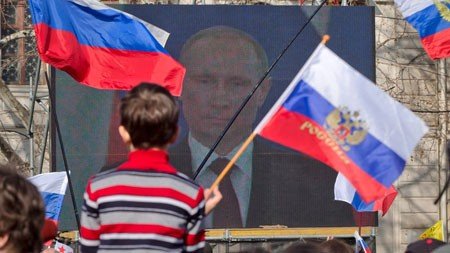 Putin a marcat opt ani de la <span style='background:#EDF514'>ANEXA</span>rea Crimeei
