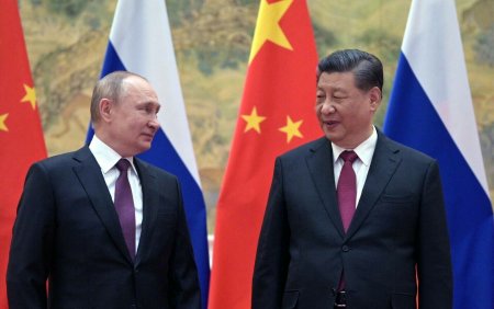 ISW: China ar putea trimite <span style='background:#EDF514'>ARMAMENT</span> Rusiei. Xi Jinping va discuta cu Vladimir Putin o schema de ocolire a sanctiunilor