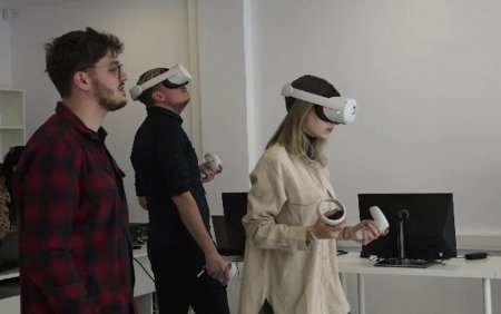 Primul centru de realitate virtuala aplicata, in invatamantul medical din Romania. Proiectul a fost inaugurat la Targu <span style='background:#EDF514'>MURE</span>s