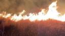 Incendiu violent in judetul Prahova. 3.000 de metri patrati au ars in comuna Gorgota