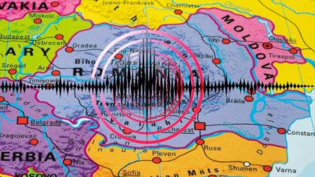 Cutremur in Romania, in zona seismica Vrancea, resimtit in mai multe orase