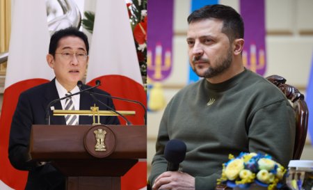 Premierul japonez se va intalni cu Zelenski la Kiev