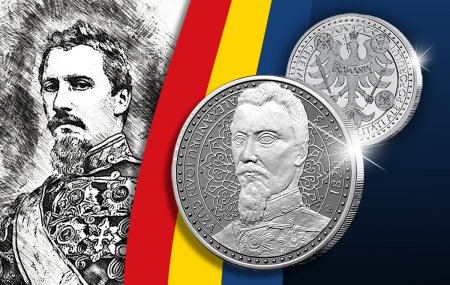 Casa de Monede lanseaza piesa aniversara cu ocazia come<span style='background:#EDF514'>MORAR</span>ii a 150 de ani de la moartea domnitorului Alexandru Ioan Cuza