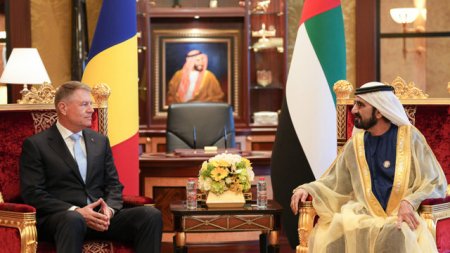 Iohannis, intre<span style='background:#EDF514'>VEDE</span>re cu premierul Emiratelor Arabe Unite, seicul Mohammed bin Rashid Al Maktoum